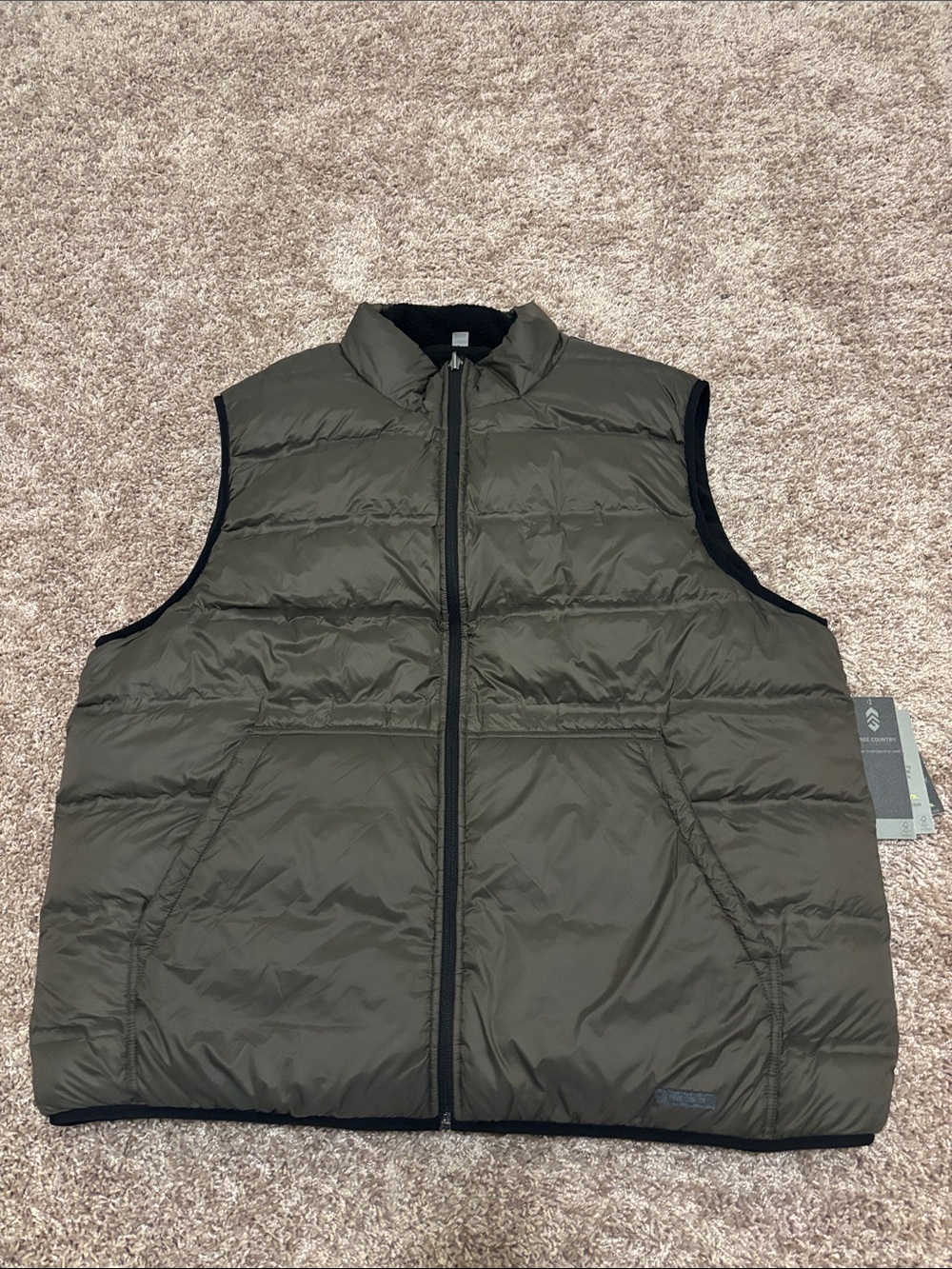 Free Country Outerwear Reversible  Vest 2X